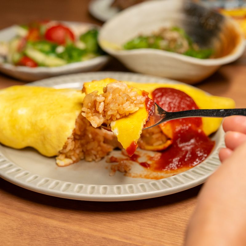 オムライス定食